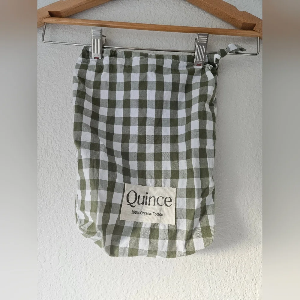 quince gingham satchel - Picture 1 of 4